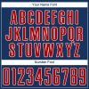 Custom Navy Red-White Sublimation Soccer Uniform Jersey
